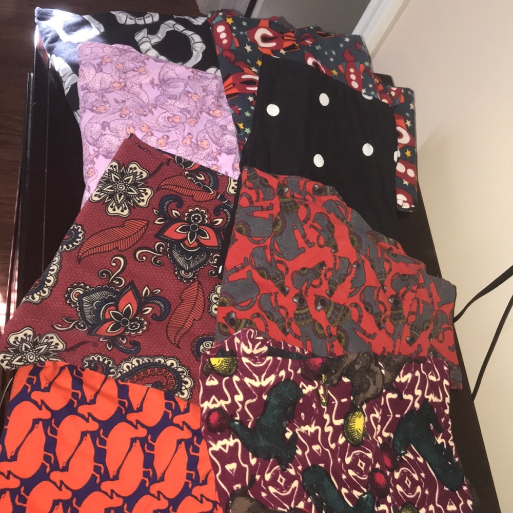 8 Lularoe leggings bundle!